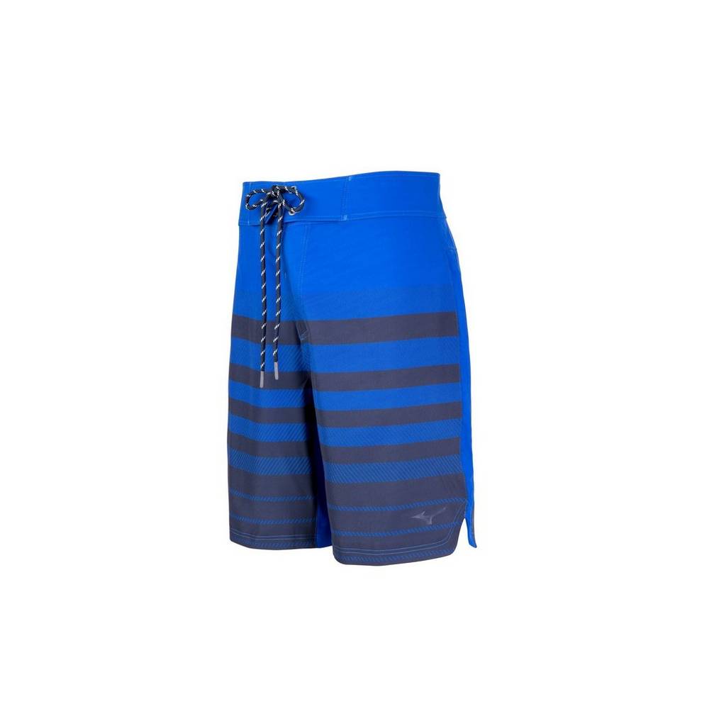 Pantalones Cortos Mizuno Boardshort Para Hombre Azul Rey 7123409-RV